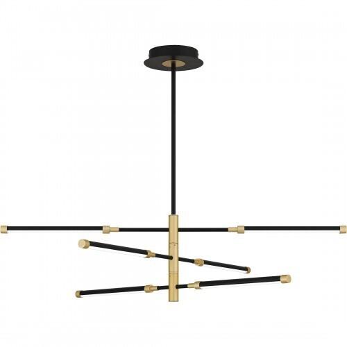 Quoizel PCAZA340MBK Azalea Island led light matte black Island Light