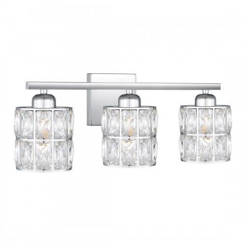 Quoizel GIB8622C Gibson Bath 3 lights polished chrome Bath