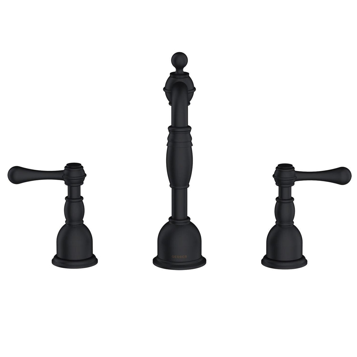 Gerber D306957BST Satin Black Opulence Three Piece Roman Tub Trim Kit