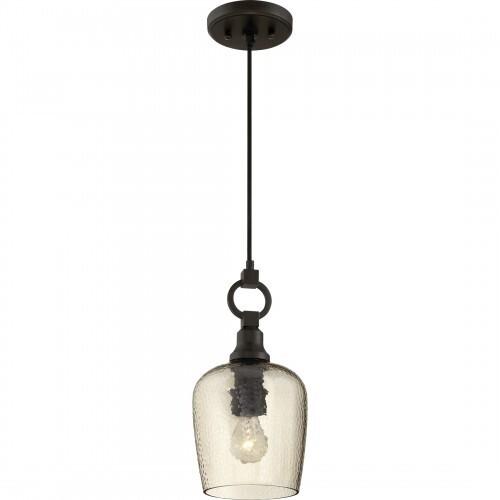 Quoizel CKKD1507WT Kendrick Mini pendant wstrn brnz 7"d Mini Pendant