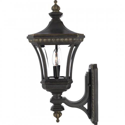 Quoizel DE8959IB Devon Outdoor wall impr brnz 2l Outdoor Lantern
