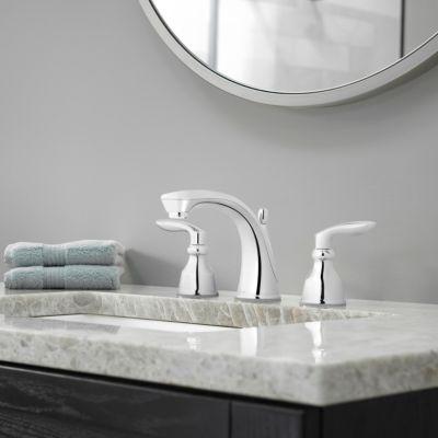 Pfister Polished Chrome Avalon Widespread Lavatory Faucet LG49-CB1C