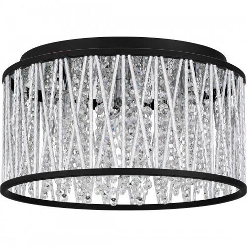 Quoizel PCCET1616MBK Celeste Flush mount 5 lights matte black. Flush Mount