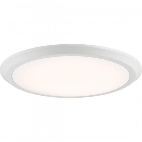 Quoizel VRG1620W Verge Flush mount 20"d white Flush Mount