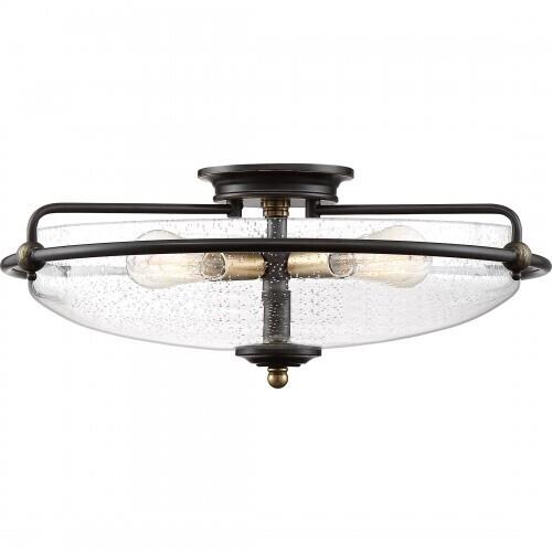 Quoizel GFC1621PN Griffin Flush mount 21"d palladian bronze Flush Mount