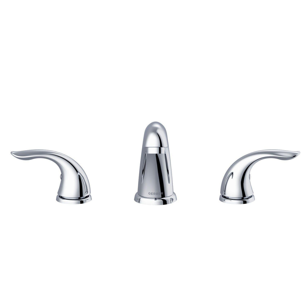 Gerber G0043377 Chrome Viper Two Handle Widespread Lavatory Faucet W/out Drain 1.2GPM
