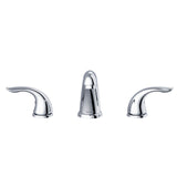 Gerber G0043376 Chrome Viper Two Handle Widespread Lavatory Faucet W/ Metal Touch D...