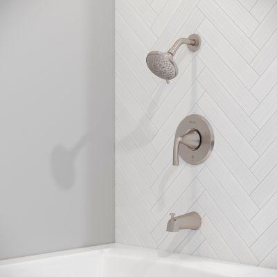 Pfister Spot Defense Brushed Nickel 1-handle Tub & Shower Faucet LG89-8MCAGS
