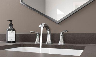 Pfister Polished Chrome 2-handle 8" Widespread Bathroom Faucet LG49-WD0C