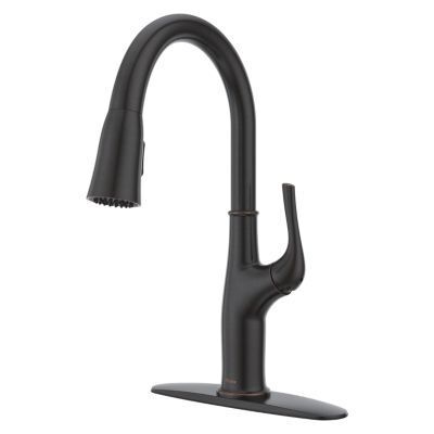 Pfister Tuscan Bronze 1-handle Pull-down Kitchen Faucet LG529-HGY