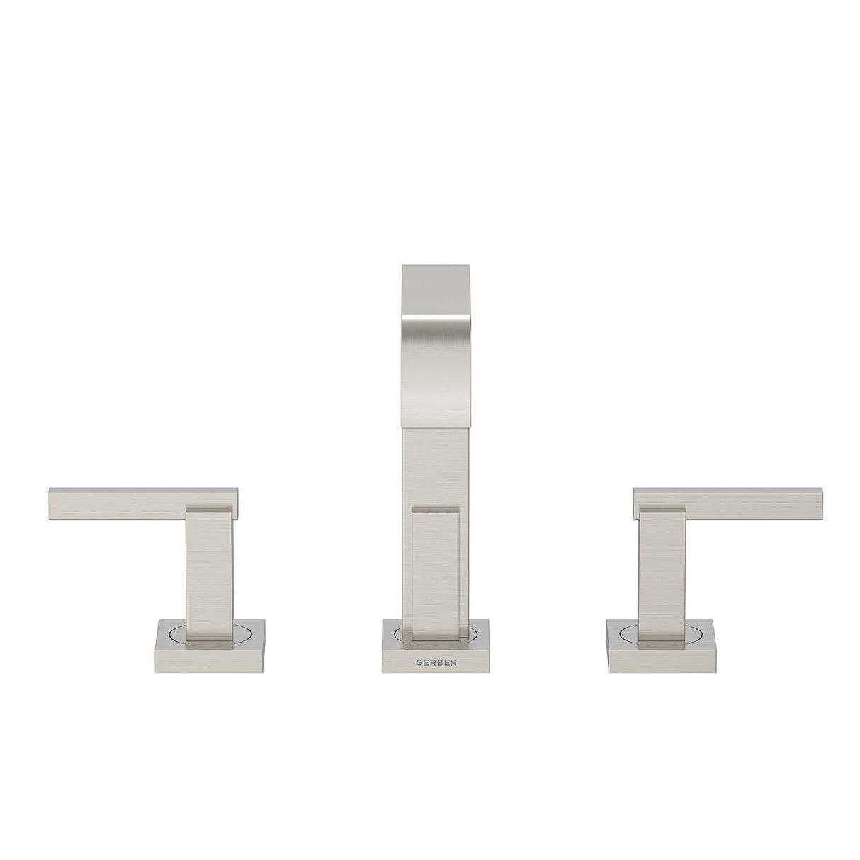 Gerber D304644BN Brushed Nickel Sirius Two Handle Widespread Lavatory Faucet