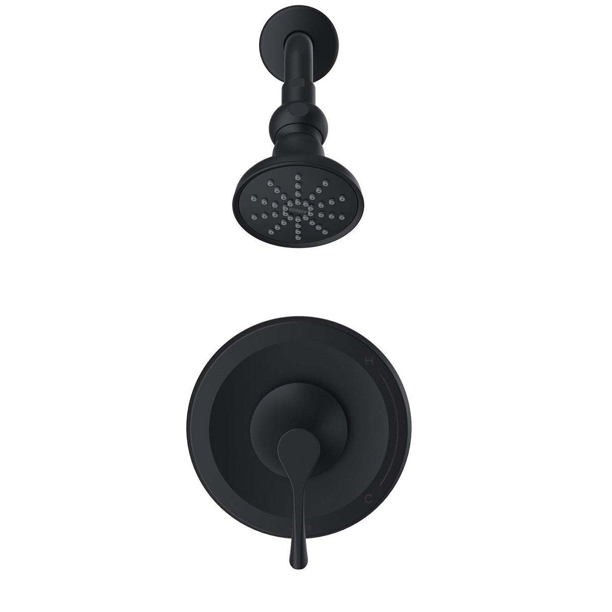 Gerber D501522BSTC Antioch Shower-only Trim Kit, 1.75GPM - Satin Black