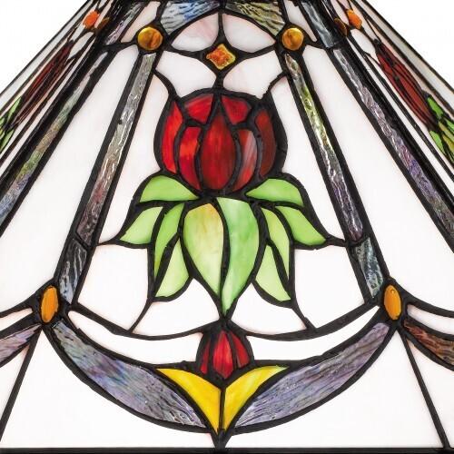 Quoizel TF16137MBK Tiffany Table lamp tiffany 2 lights matte black Table Lamp