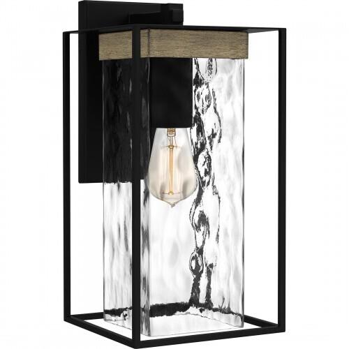 Quoizel LWD8408MBK Longwood Outdoor wall 1 light matte black. Outdoor Lantern