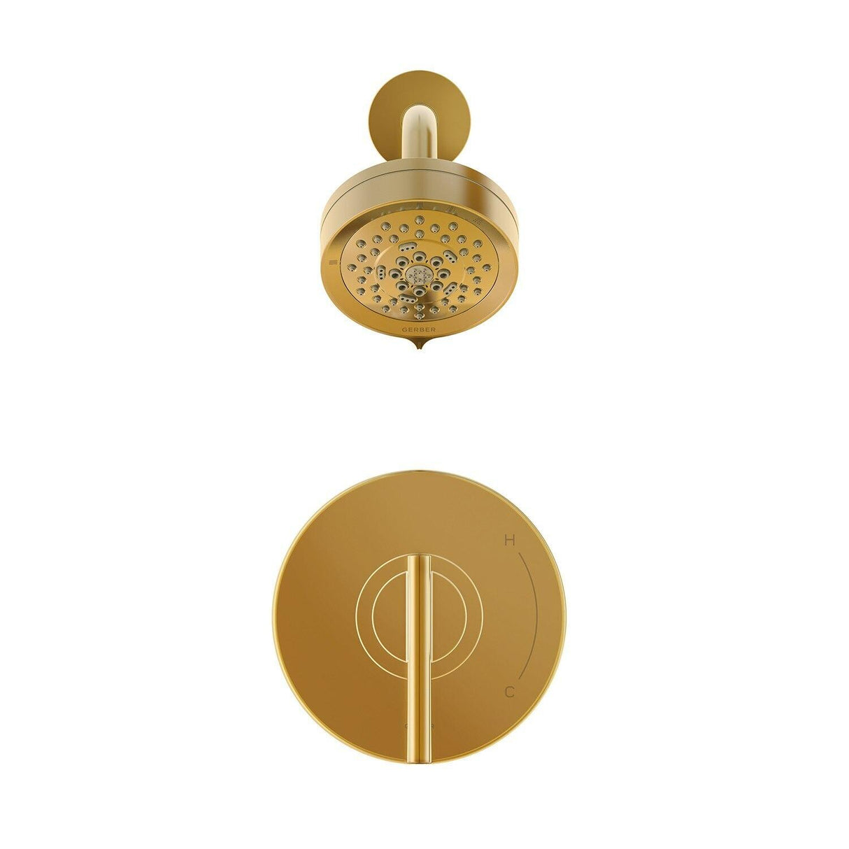 Gerber D511558BBTC Brushed Bronze Parma Shower-only Trim Kit, 1.75GPM