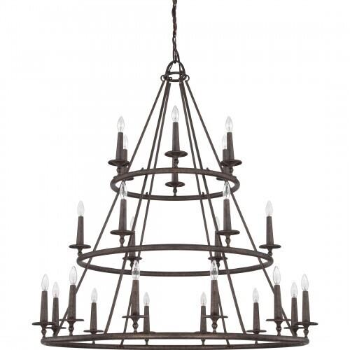 Quoizel VYR5024ML Voyager Chandelier malaga Chandelier