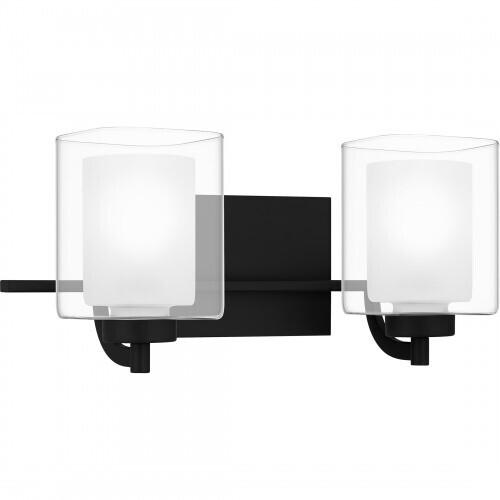 Quoizel KLT8902MBK Kolt Bath 2 lights matte black. Bath Light