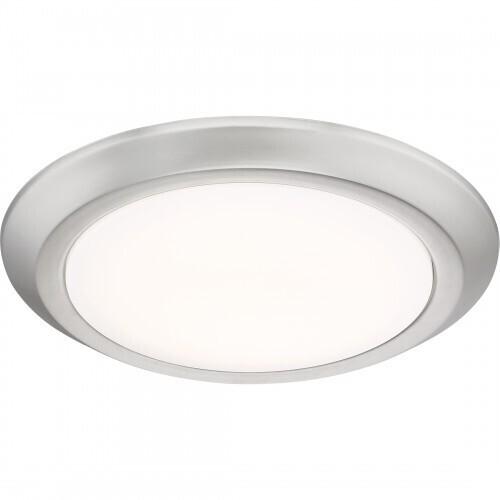 Quoizel VRG1612BN Verge Flush mount 12"d brushed nickel Flush Mount