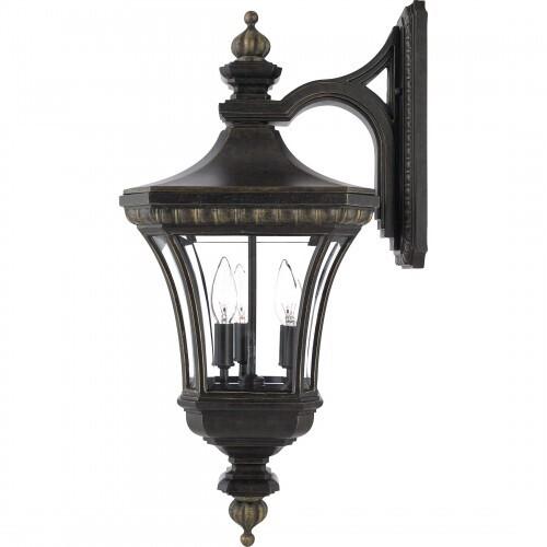 Quoizel DE8961IB Devon Outdoor wall impr brnz 3l Outdoor Lantern