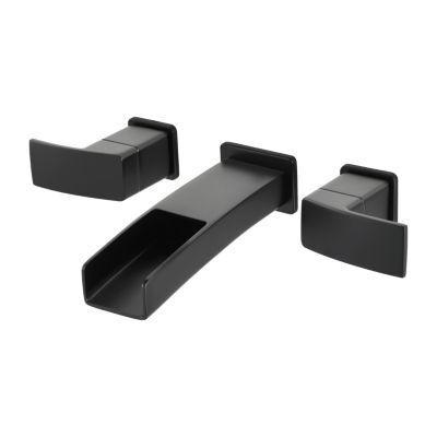 Pfister Black Kenzo Wall Mount Bath Faucet LG49-DF1B