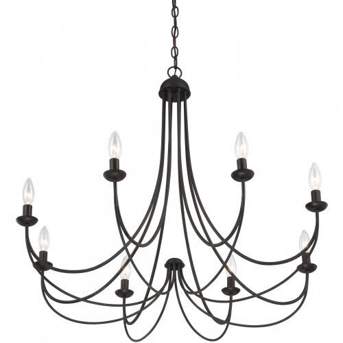 Quoizel MRN5008IB Mirren Chandelier imperial bronze 8lt Chandelier