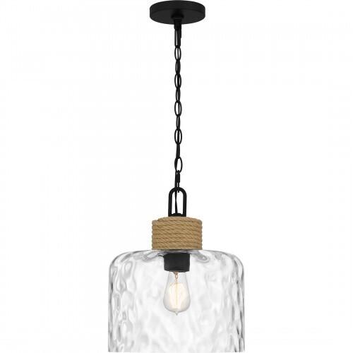 Quoizel BTC1512MBK Baltic Mini pendant 1 light matte black Mini Pendant