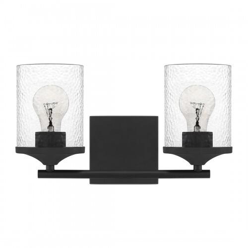 Quoizel ABR8614MBK Abner Bath 2 light matte black Bath