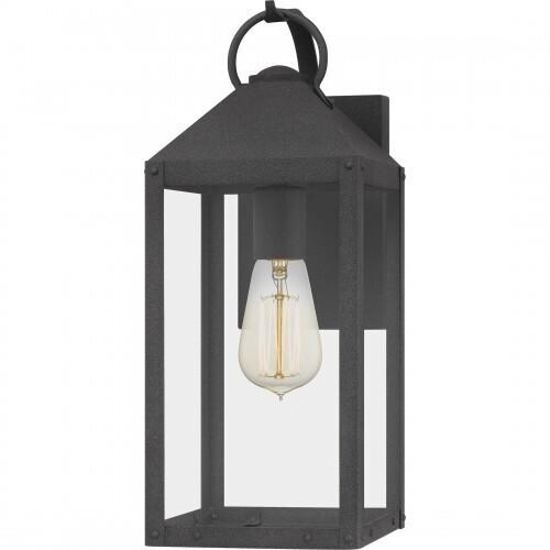 Quoizel TPE8406MB Thorpe Outdoor wall 1 light mottled black Outdoor