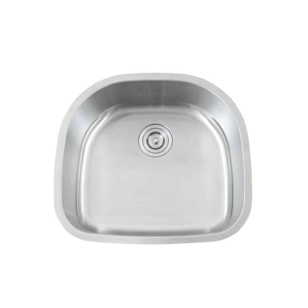 Lenova SS-CL-S3 Undermount Single Bowl 23-1/4 x 21 x 9 - Brushed Satin
