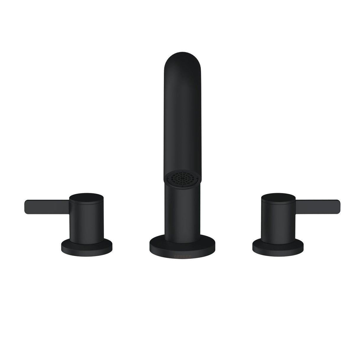 Gerber D300930BST Satin Black Amalfi Three Piece Roman Tub Trim Kit