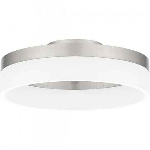 Quoizel PCOH1608BN Cohen Flush mount led light brushed nickel. Flush Mount