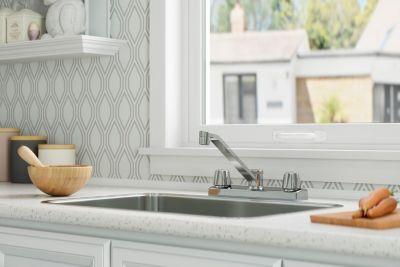 Pfister Polished Chrome Pfirst Series 2-handle Kitchen Faucet G135-1000