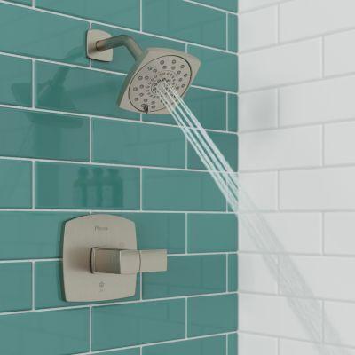 Pfister Brushed Nickel Deckard 1-handle Shower, Trim Only LG89-7DAK