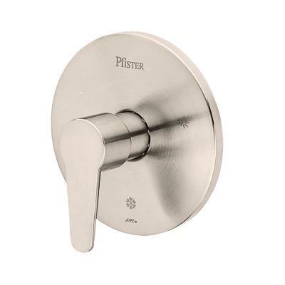 Pfister Brushed Nickel Pfirst Modern Valve, Trim Only R89-040K