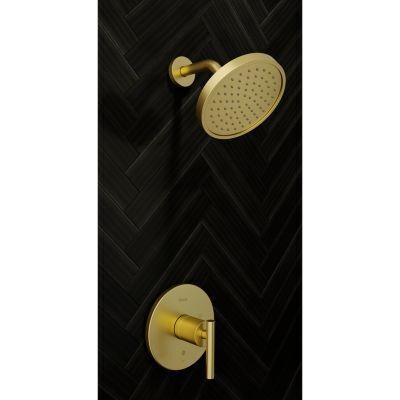 Pfister Brushed Gold Contempra 1-handle Shower, Trim Only LG89-7NCBG