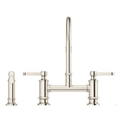 Pfister Polished Nickel 2-handle Kitchen Faucet LG31-TDD