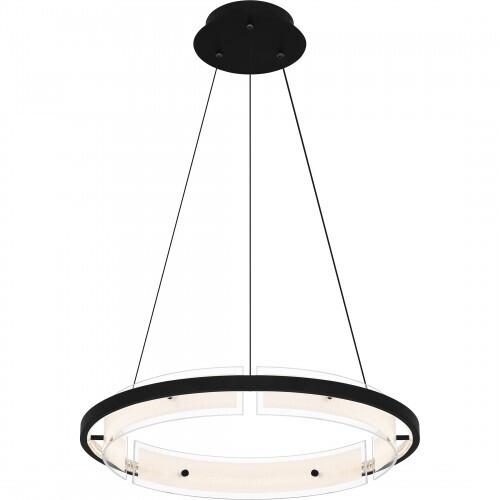 Quoizel PCMLK2820MBK Malik Pendant led light matte black Pendant