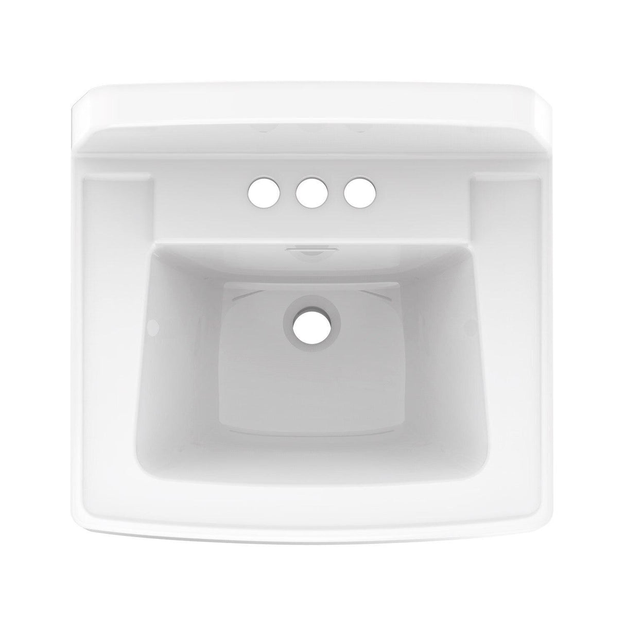 Gerber G0012654 White Monticello II 4" Centers Wall Hung Bathroom Sink