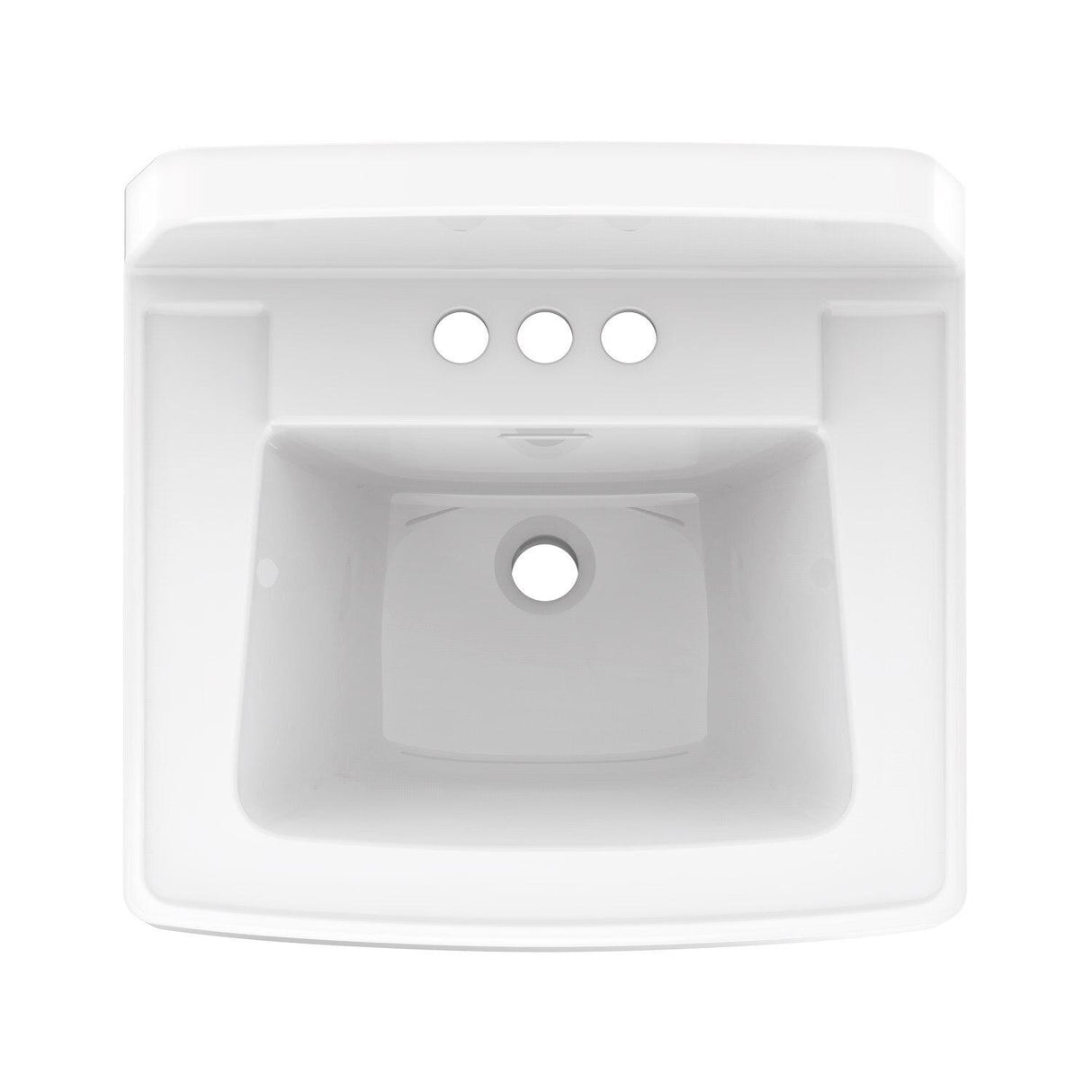Gerber G0012654 White Monticello II 4" Centers Wall Hung Bathroom Sink