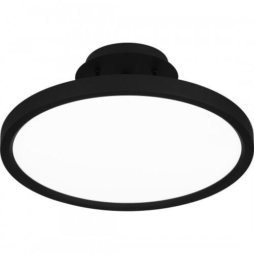 Quoizel OST1815EK Outskirts Semi flush led light earth black Semi-Flush Mount