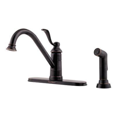 Pfister Tuscan Bronze Portland 1-handle Kitchen Faucet LG34-4PY0
