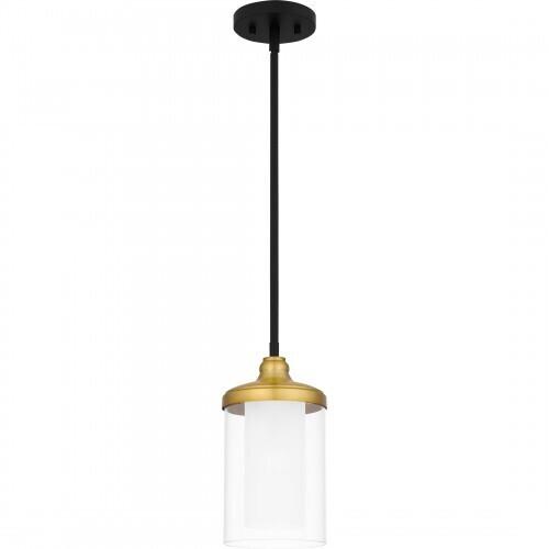 Quoizel ROW1506MBK Rowland Mini pendant 1 light matte black Mini Pendant