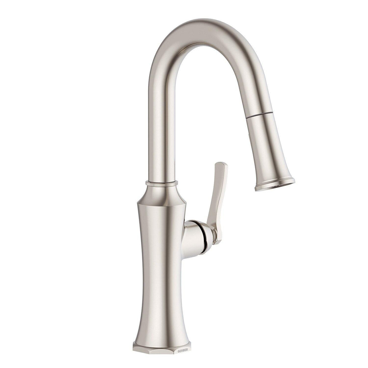 Gerber D150528 Chrome Draper Single Handle Pull-down Prep Faucet
