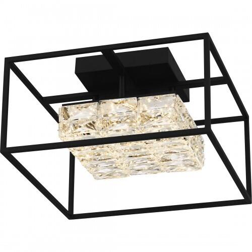 Quoizel PCDZ1716MBK Dazzle Semiflush led light matte black Semi-Flush Mount