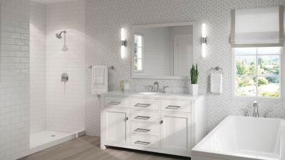 Pfister Polished Chrome Weller Widespread Bath Faucet LG49-WR0C