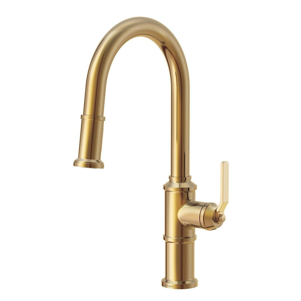Gerber D454437BB Brushed Bronze Kinzie Single Handle Pull-down Kitchen Faucet