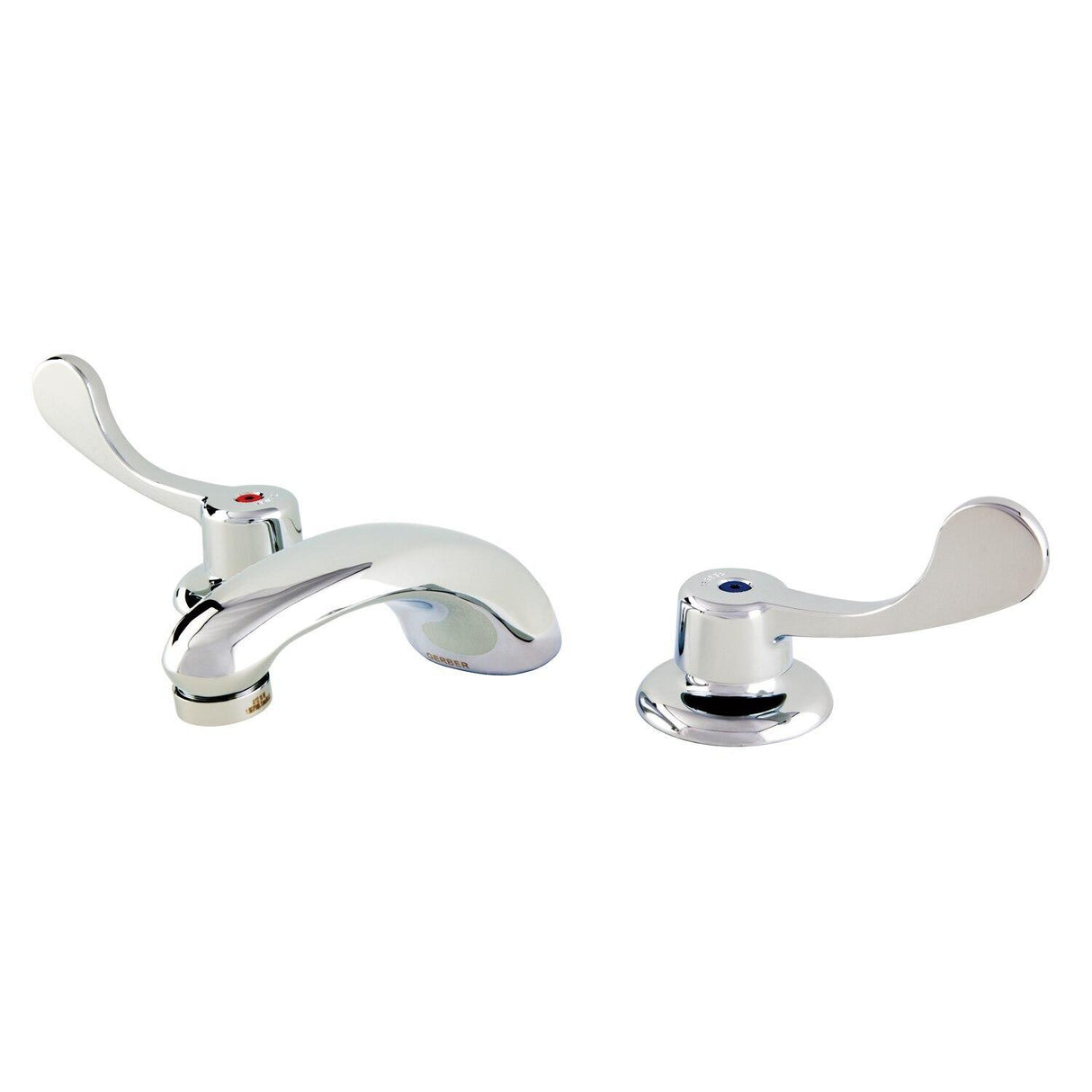 Gerber GC04415461 Chrome Commercial Two Handle Widespread Lavatory Faucet W/ Wrist BL...