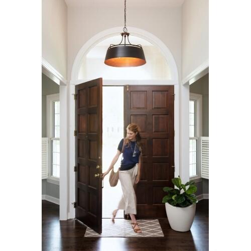 Quoizel FV2824WT Fairview Pendant western bronze 4lts Pendant