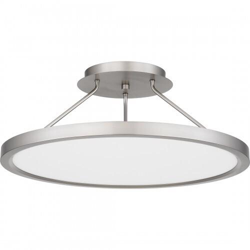 Quoizel OST1820BN Outskirts Semi flush led light brushed nickel Semi-Flush Mount