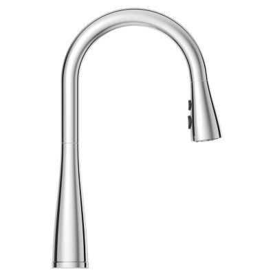 Pfister Polished Chrome Pull-down Kitchen Faucet LG529-NEC